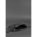 Чорна шкіряна сумка на пояс середня Blancnote BN-BAG-20-G-KR - Фотографія № 106