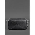 Чорна шкіряна сумка на пояс середня Blancnote BN-BAG-20-G - Фотографія № 101