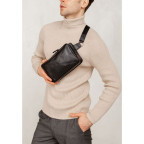 Чорна шкіряна сумка на пояс середня Blancnote BN-BAG-20-G - Фотографія № 109