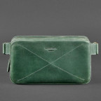 Зелена шкіряна сумка на пояс Crazy Hourse Blancnote BN-BAG-20-IZ - Фотографія № 109