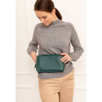 Зелена шкіряна сумка на пояс Blancnote BN-BAG-20-MALACHITE - Фотографія № 100