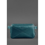 Зелена шкіряна сумка на пояс Blancnote BN-BAG-20-MALACHITE - Фотографія № 101