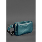 Зелена шкіряна сумка на пояс Blancnote BN-BAG-20-MALACHITE - Фотографія № 102