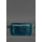 Зелена шкіряна сумка на пояс Blancnote BN-BAG-20-MALACHITE - Фотографія № 103