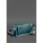 Зелена шкіряна сумка на пояс Blancnote BN-BAG-20-MALACHITE - Фотографія № 104