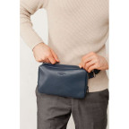 Темно-синя шкіряна сумка на пояс Blanknote BN-BAG-20-navy-blue - Фотографія № 100