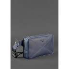 Синя шкіряна сумка на пояс Blancnote BN-BAG-20-NN - Фотографія № 102
