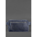 Синя шкіряна сумка на пояс Blancnote BN-BAG-20-NN - Фотографія № 103