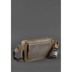 Темно-коричнева шкіряна сумка на пояс blanknote BN-BAG-20-O - Фотографія № 104