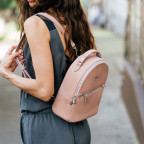 Жіноча шкіряна міні-рюкзак Kylie BN-BAG-22-barbi пудра - Фотографія № 108