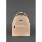 Жіноча шкіряна міні-сумка-рюкзак Kylie BN-BAG-22-crem-brule бежевий - Фотографія № 101