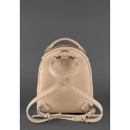 Жіноча шкіряна міні-сумка-рюкзак Kylie BN-BAG-22-crem-brule бежевий - Фотографія № 103
