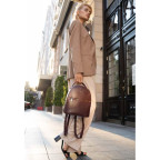 Жіноча шкіряна міні-сумка-рюкзак Kylie BN-BAG-22-marsala Марсала - Фотографія № 105