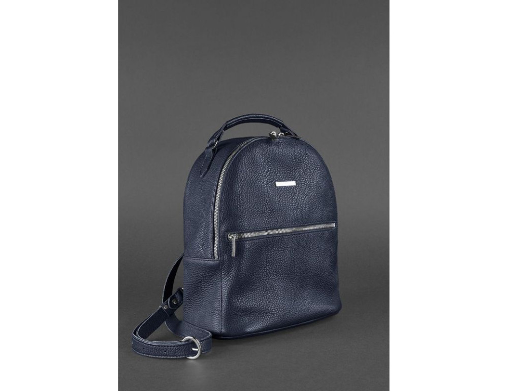 Міні-рюкзак жіночий зі шкіри Kylie Blanknote BN-BAG-22-navy - Фотографія № 3