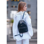 Міні-рюкзак жіночий зі шкіри Kylie Blanknote BN-BAG-22-navy - Фотографія № 105