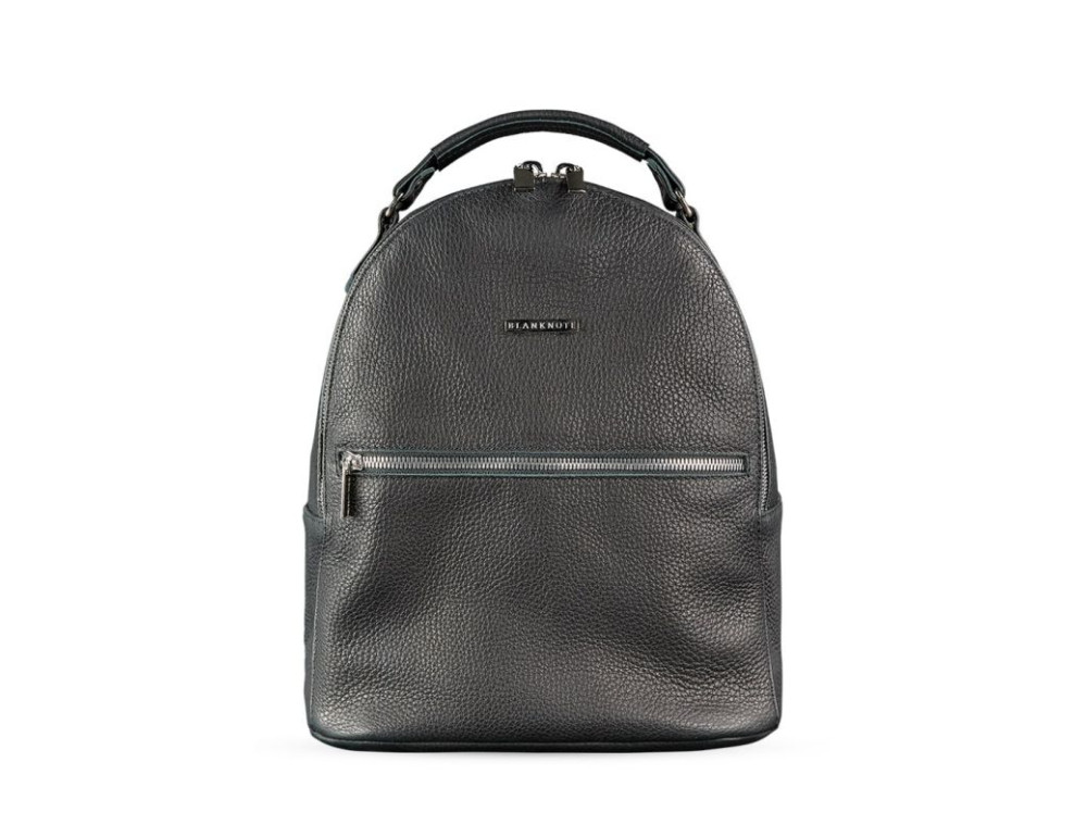 Жіночий шкіряна міні-сумка-рюкзак Kylie BN-BAG-22-onyx чорний - Фотографія № 10