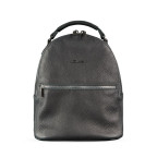 Жіночий шкіряна міні-сумка-рюкзак Kylie BN-BAG-22-onyx чорний - Фотографія № 109