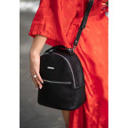 Жіночий шкіряна міні-сумка-рюкзак Kylie BN-BAG-22-onyx чорний - Фотографія № 106