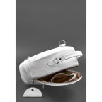 Женский белый рюкзак из натуральной кожи Kylie Blanknote BN-BAG-22-white - Фото № 104