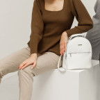 Женский белый рюкзак из натуральной кожи Kylie Blanknote BN-BAG-22-white - Фото № 108