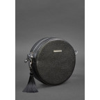 Кругла жіноча шкіряна сумочка Tablet чорна blanknote BN-BAG-23-bw - Фотографія № 101