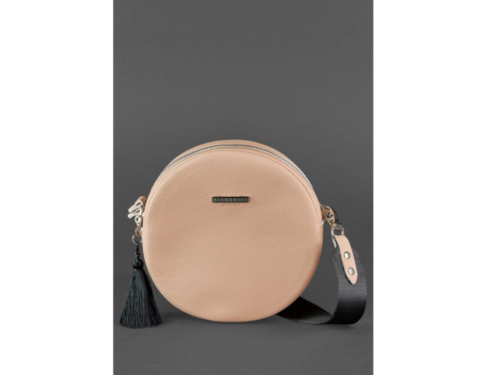 Жіноча кругла сумочка Tablet BN-BAG-23-crem-brule бежева - Фотографія № 2