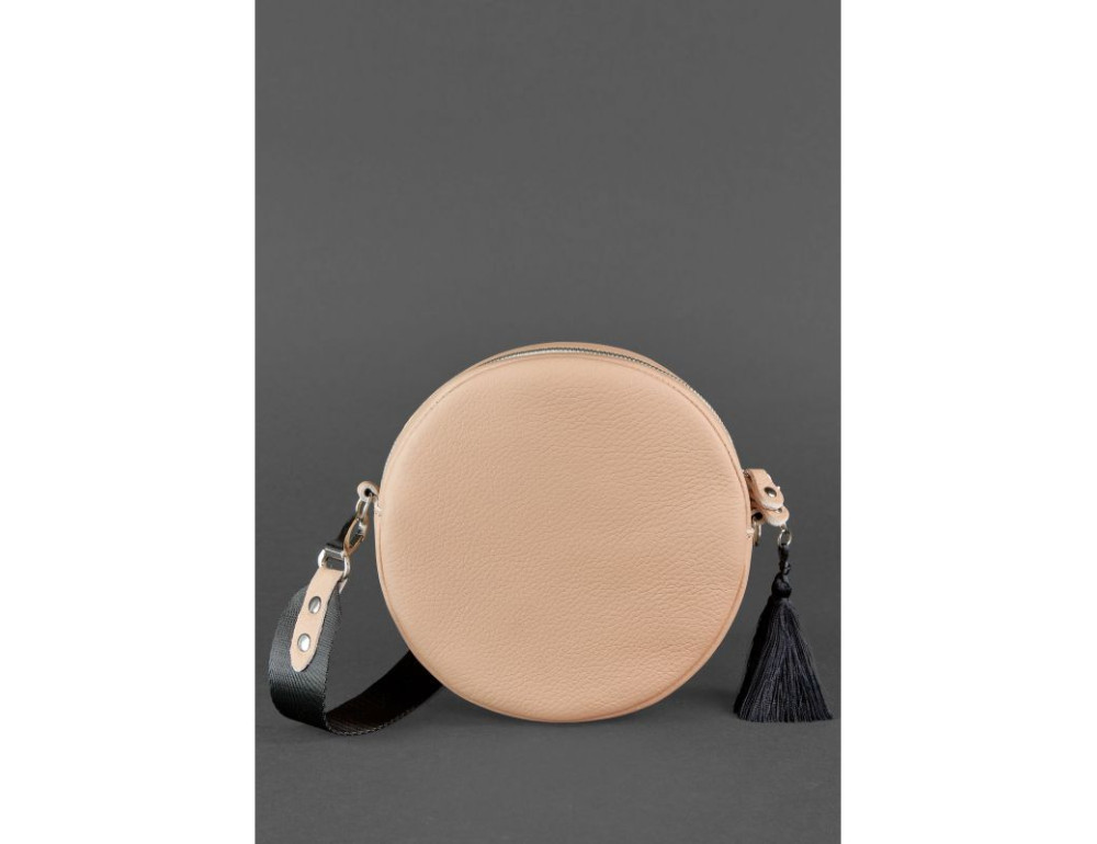 Жіноча кругла сумочка Tablet BN-BAG-23-crem-brule бежева - Фотографія № 4