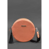 Круглая кожаная женская сумочка Tablet коралловая blanknote BN-BAG-23-living-coral Круглая кожаная женская сумочка Tablet коралловая blanknote BN-BAG-23-living-coral