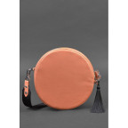 Круглая кожаная женская сумочка Tablet коралловая blanknote BN-BAG-23-living-coral - Фото № 102