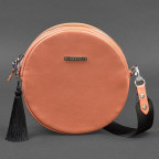 Круглая кожаная женская сумочка Tablet коралловая blanknote BN-BAG-23-living-coral - Фото № 104