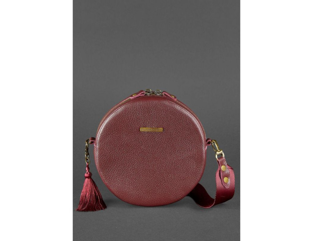Жіноча кругла сумочка Tablet BN-BAG-23-marsala марсала - Фотографія № 2