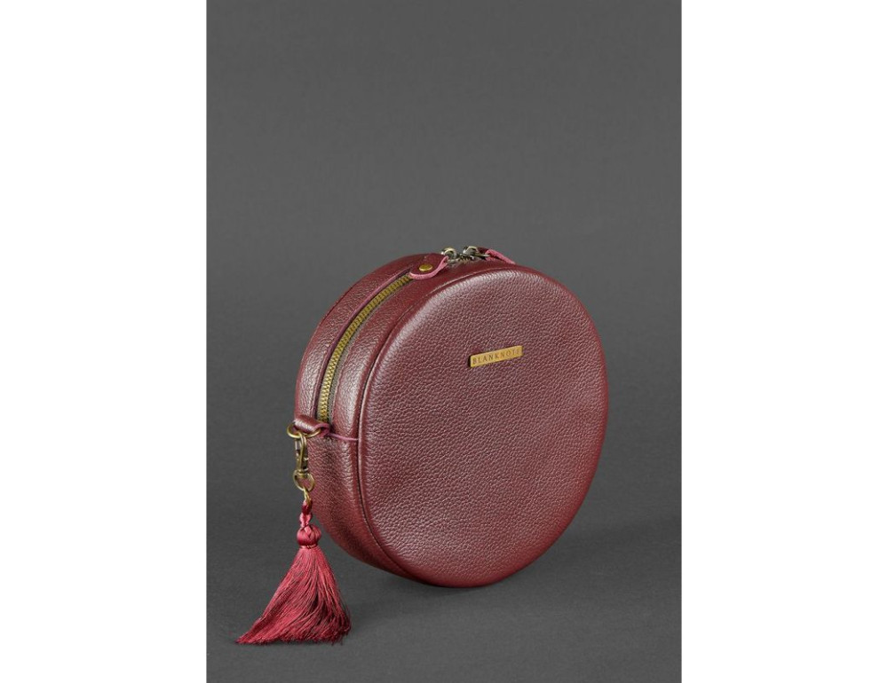 Жіноча кругла сумочка Tablet BN-BAG-23-marsala марсала - Фотографія № 3