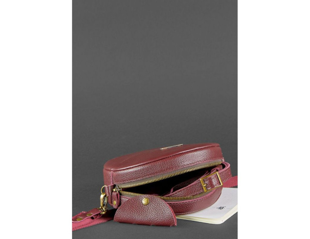 Жіноча кругла сумочка Tablet BN-BAG-23-marsala марсала - Фотографія № 5