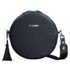 Кругла жіноча шкіряна сумочка Tablet темно-синя blanknote BN-BAG-23-navy - Фотографія № 107