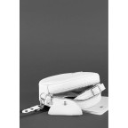 Кругла жіноча шкіряна сумочка Tablet біла blanknote BN-BAG-23-white - Фотографія № 103