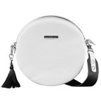 Кругла жіноча шкіряна сумочка Tablet біла blanknote BN-BAG-23-white - Фотографія № 108