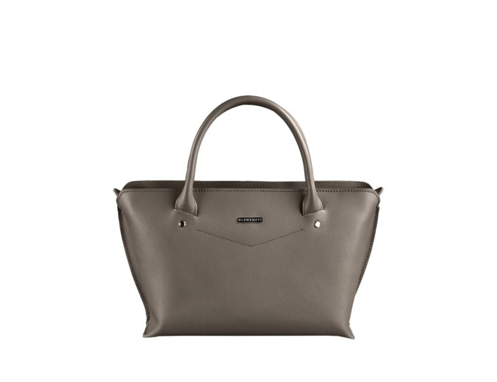 Жіноча шкіряна сумка Midi темно-бежева Blanknote BN-BAG-24-beige - Фотографія № 10