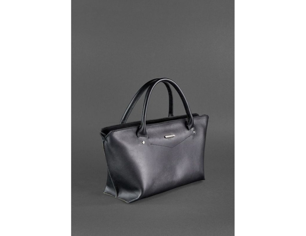 Шкіряна жіноча сумка Blanknote BN-BAG-24-g графітова - Фотографія № 3