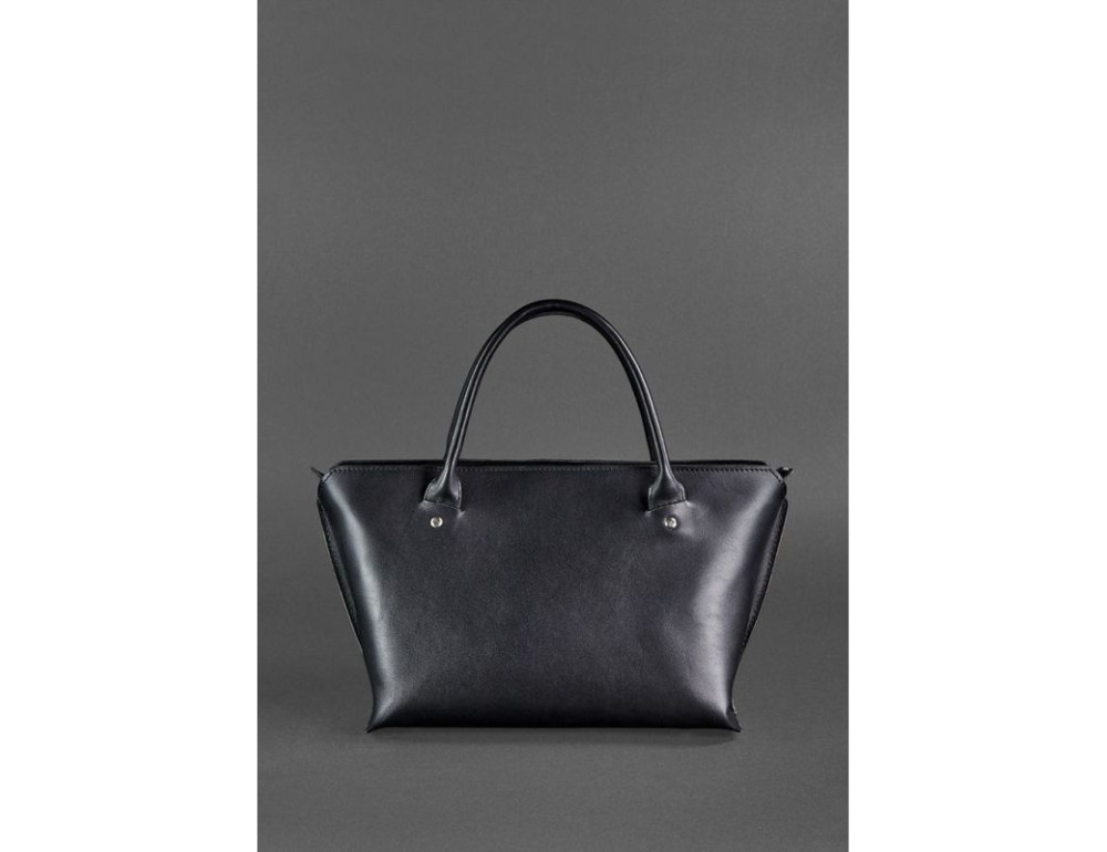 Шкіряна жіноча сумка Blanknote BN-BAG-24-g графітова - Фотографія № 4