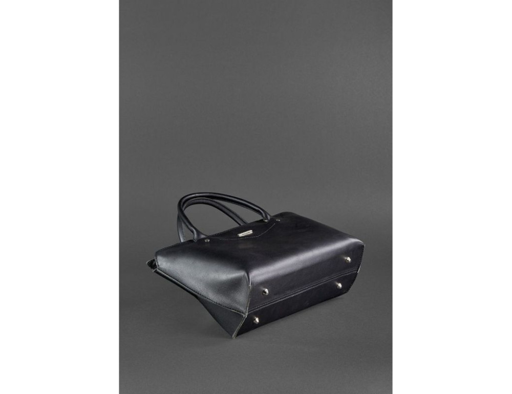 Шкіряна жіноча сумка Blanknote BN-BAG-24-g графітова - Фотографія № 5