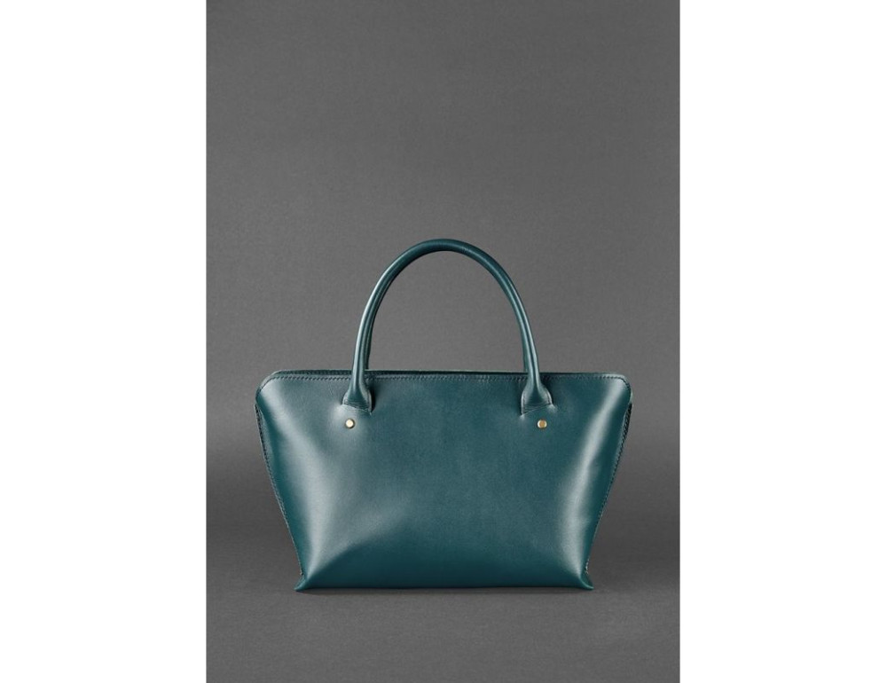 Шкіряна жіноча сумка Blanknote BN-BAG-24-malachite малахіт - Фотографія № 7