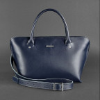 Шкіряна жіноча сумка Blanknote BN-BAG-24-navy-blue темно-синій - Фотографія № 108