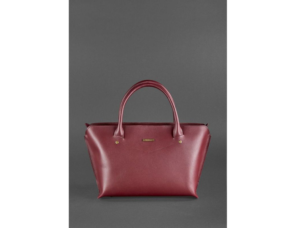 Шкіряна жіноча сумка Blanknote BN-BAG-24-vin виноград - Фотографія № 2