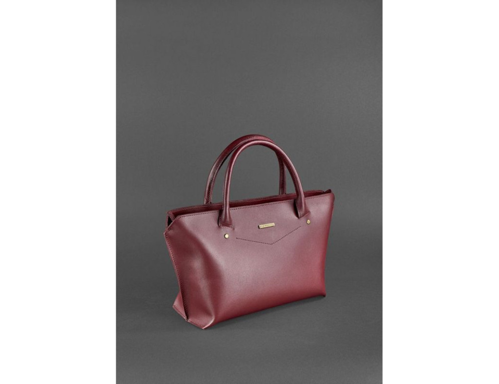 Шкіряна жіноча сумка Blanknote BN-BAG-24-vin виноград - Фотографія № 3