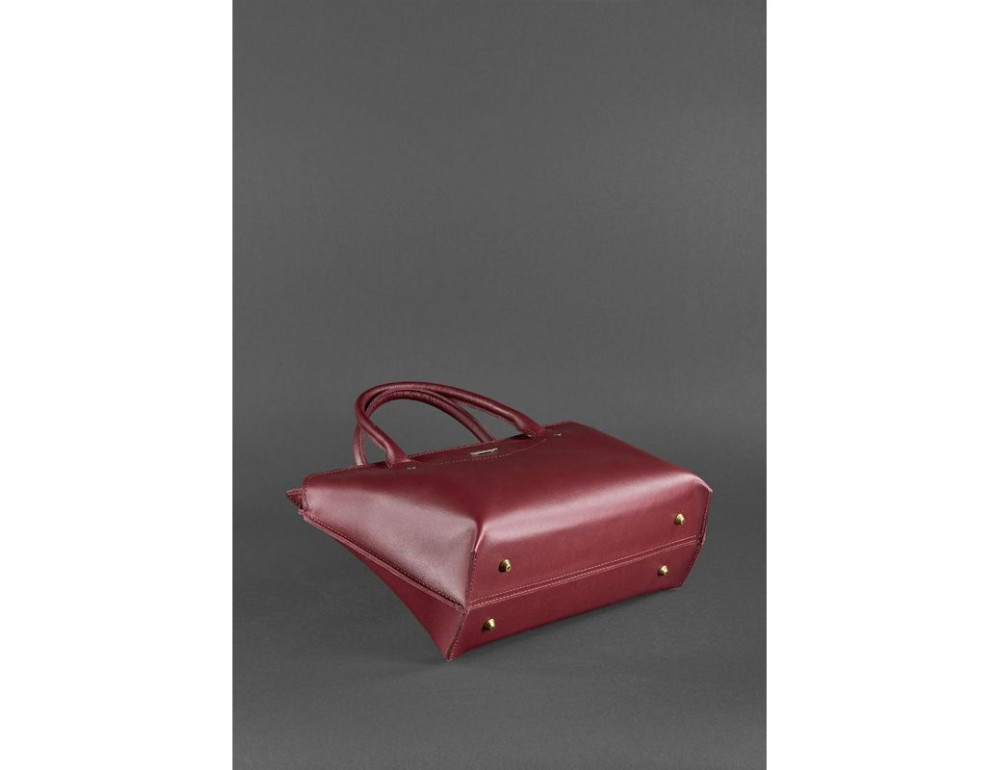 Шкіряна жіноча сумка Blanknote BN-BAG-24-vin виноград - Фотографія № 5