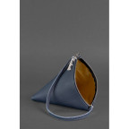 Шкіряна сумка-косметичка жіноча Піраміда синя Blanknote BN-BAG-25-blue - Фотографія № 103