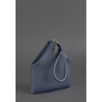 Шкіряна сумка-косметичка жіноча Піраміда синя Blanknote BN-BAG-25-blue - Фотографія № 104