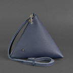 Шкіряна сумка-косметичка жіноча Піраміда синя Blanknote BN-BAG-25-blue - Фотографія № 108