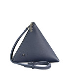 Шкіряна сумка-косметичка жіноча Піраміда синя Blanknote BN-BAG-25-blue - Фотографія № 109