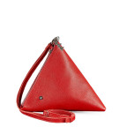 Кожаная женская сумка-косметичка Пирамида красная Blanknote BN-BAG-25-rubin - Фото № 109